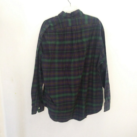 Ralph Lauren Blue-Green Plaid Longsleeve Shirt - Picture 2 of 4